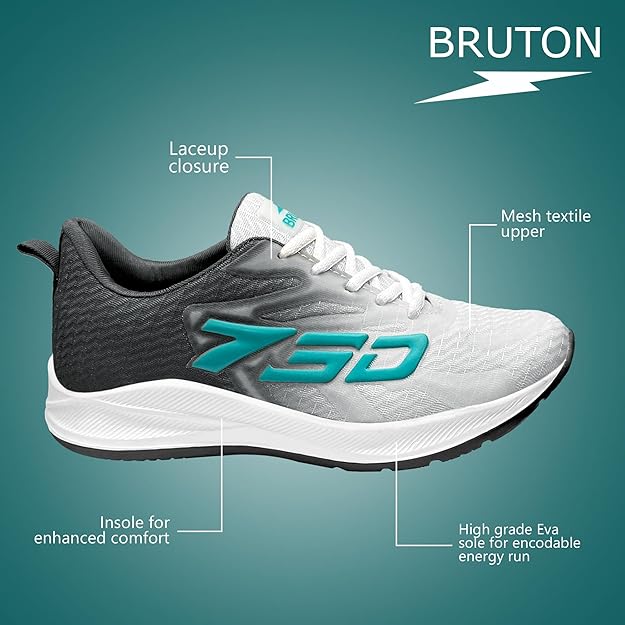 bruton power running shoes lightweight sport shoes for men