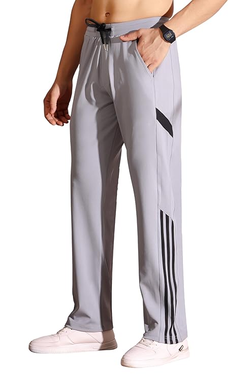 Lapfit Loose fit Super Soft Track Pants for Man | Track Pant for Men grey 1